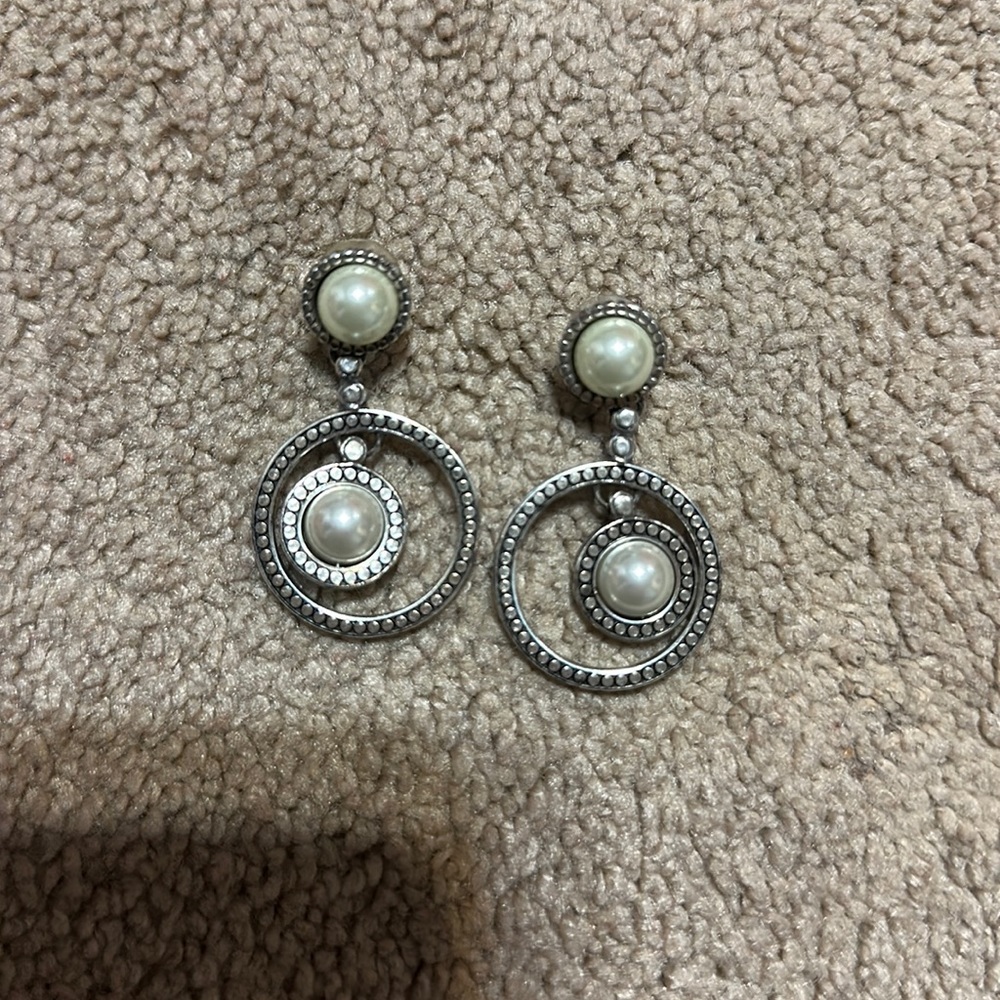 Brighton Large Pearl Earrings